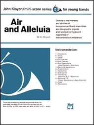 Air and Alleluia Concert Band sheet music cover Thumbnail